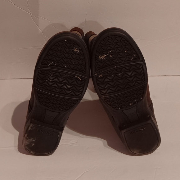 Dublin Estuary Western Cozy Cabin Brown Two Tone Leather Riding Boots Size 6.5 - Picture 9 of 10